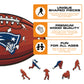 New England Patriots™ Futebol - Quebra-cabeça de madeira 