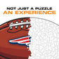 New England Patriots™ Futebol - Quebra-cabeça de madeira 