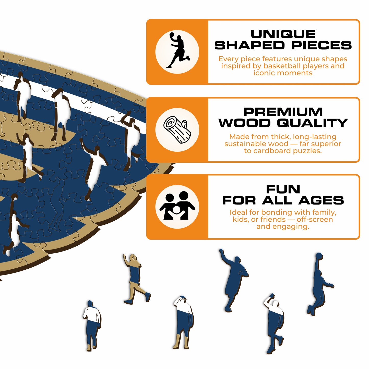 New Orleans Pelicans™ - Wooden Puzzle