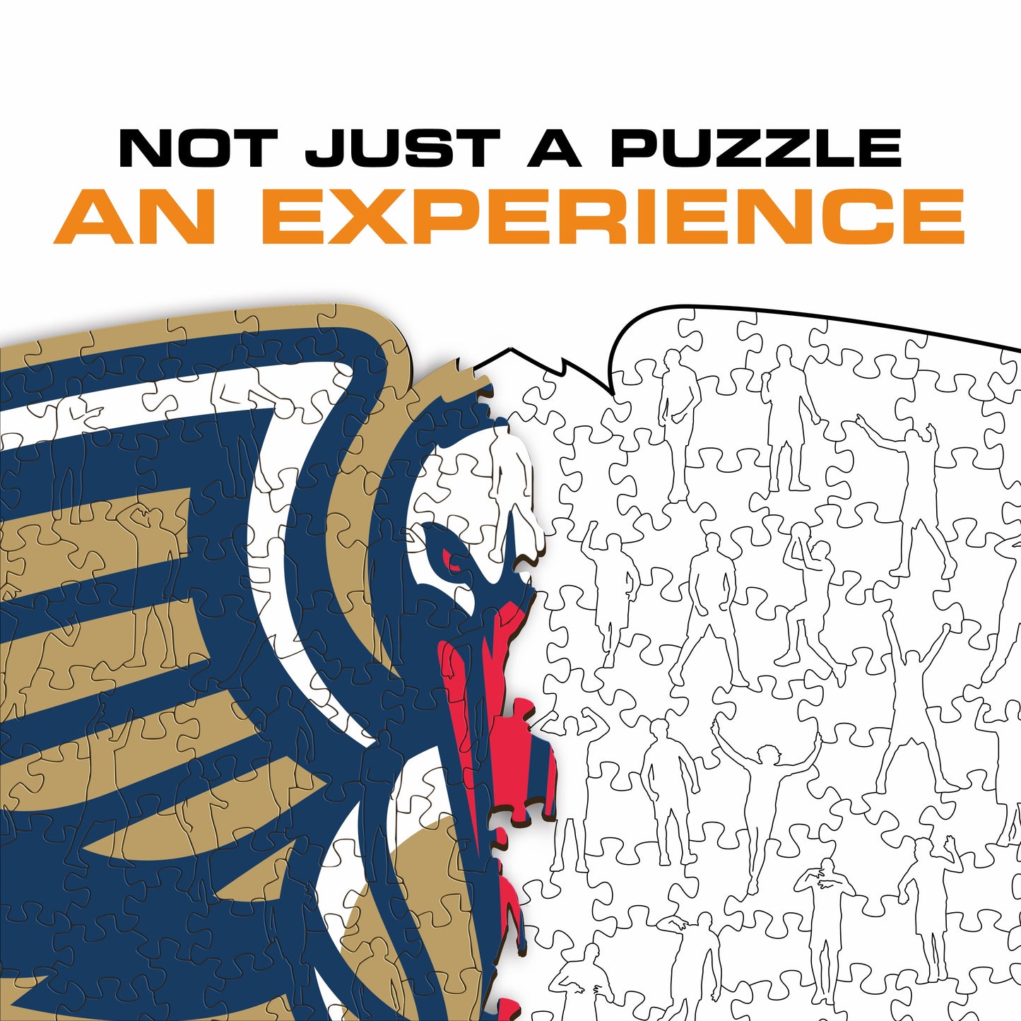 New Orleans Pelicans™ - Wooden Puzzle
