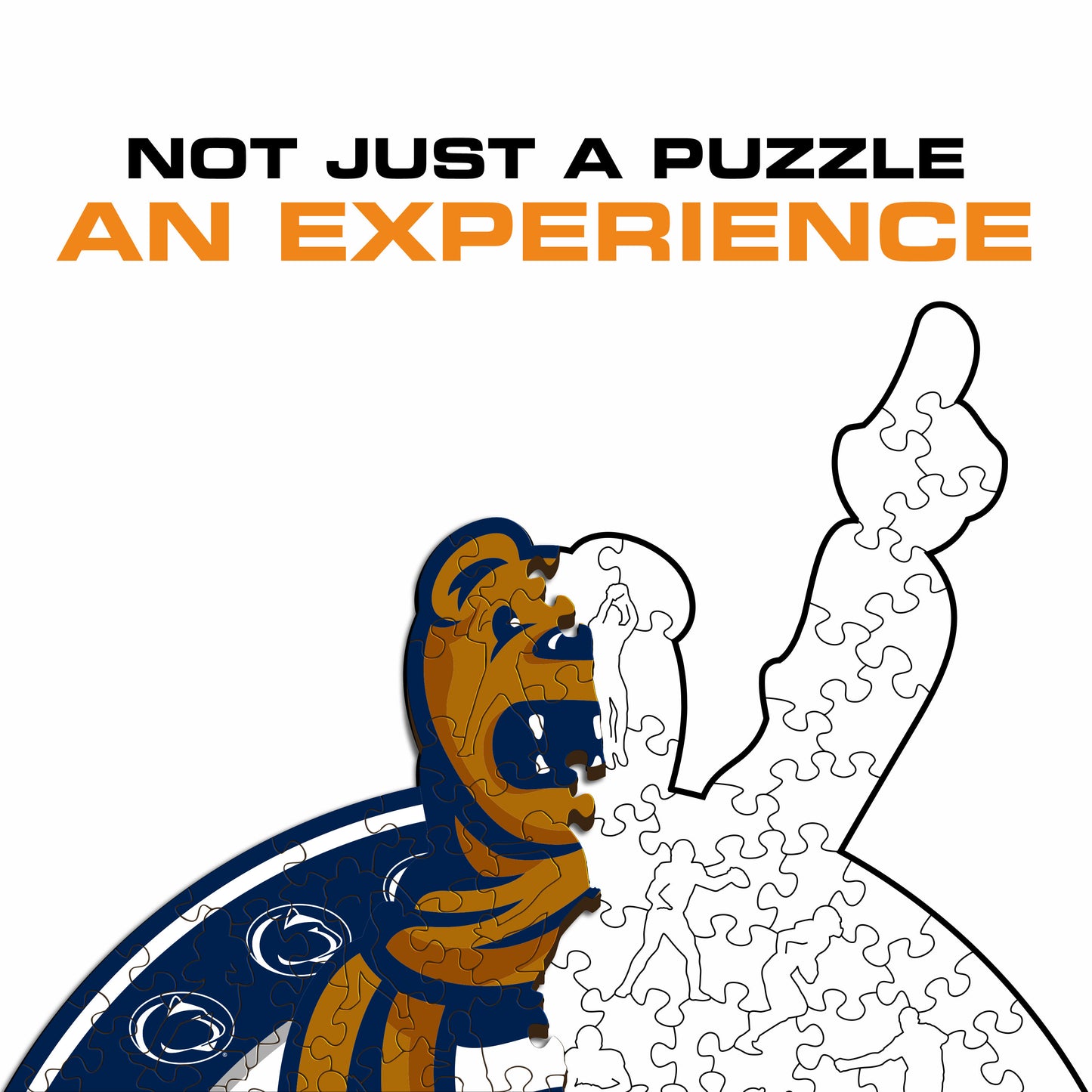 Penn State University Mascot - Wooden Puzzle