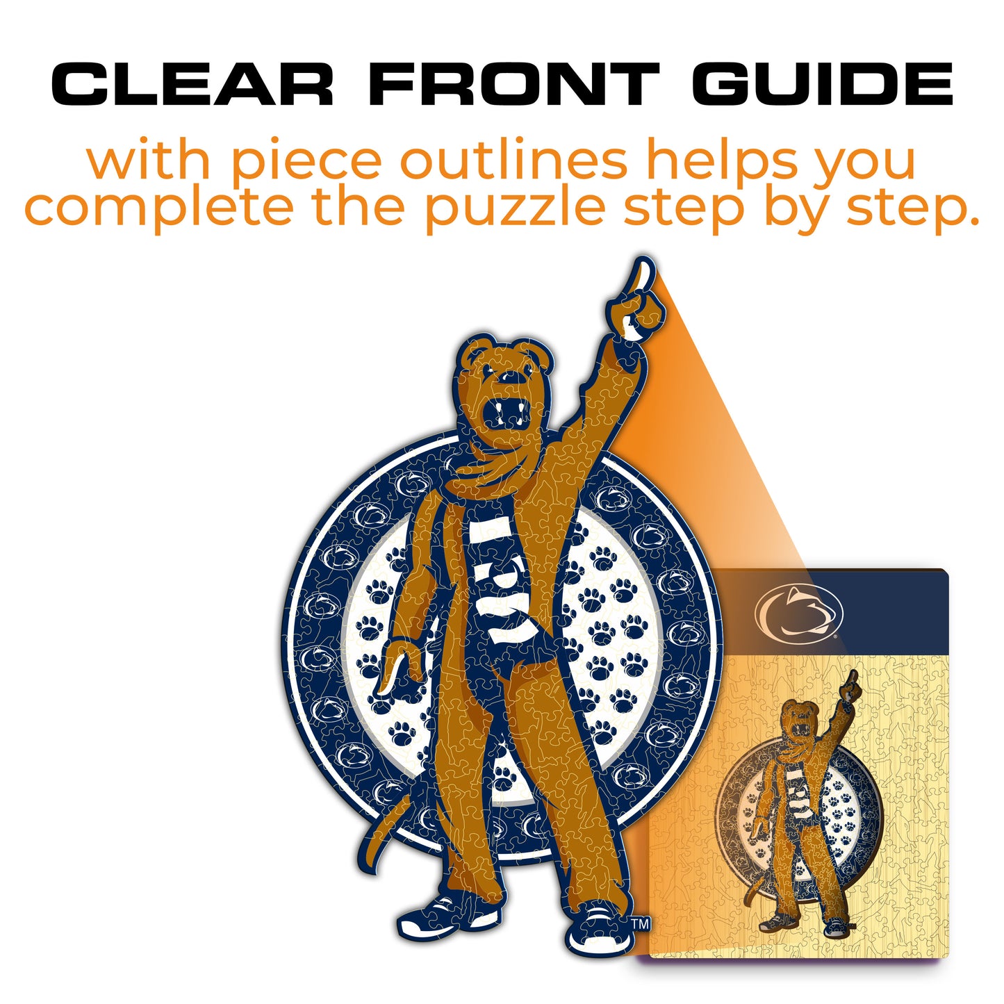 Penn State University Mascot - Wooden Puzzle