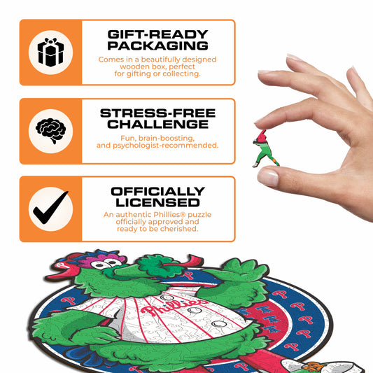 Philadelphia Phillies™ Mascot Wooden Puzzle