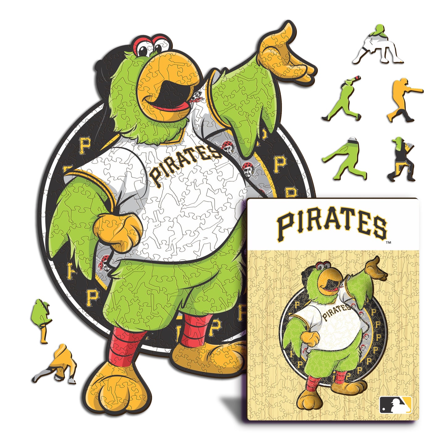 Pittsburgh Pirates™ Mascot - Wooden Puzzle