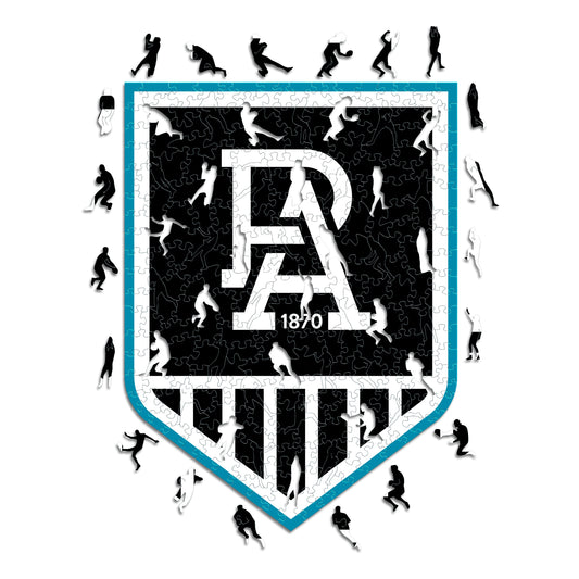 Port Adelaide FC Logo - Wooden Puzzle