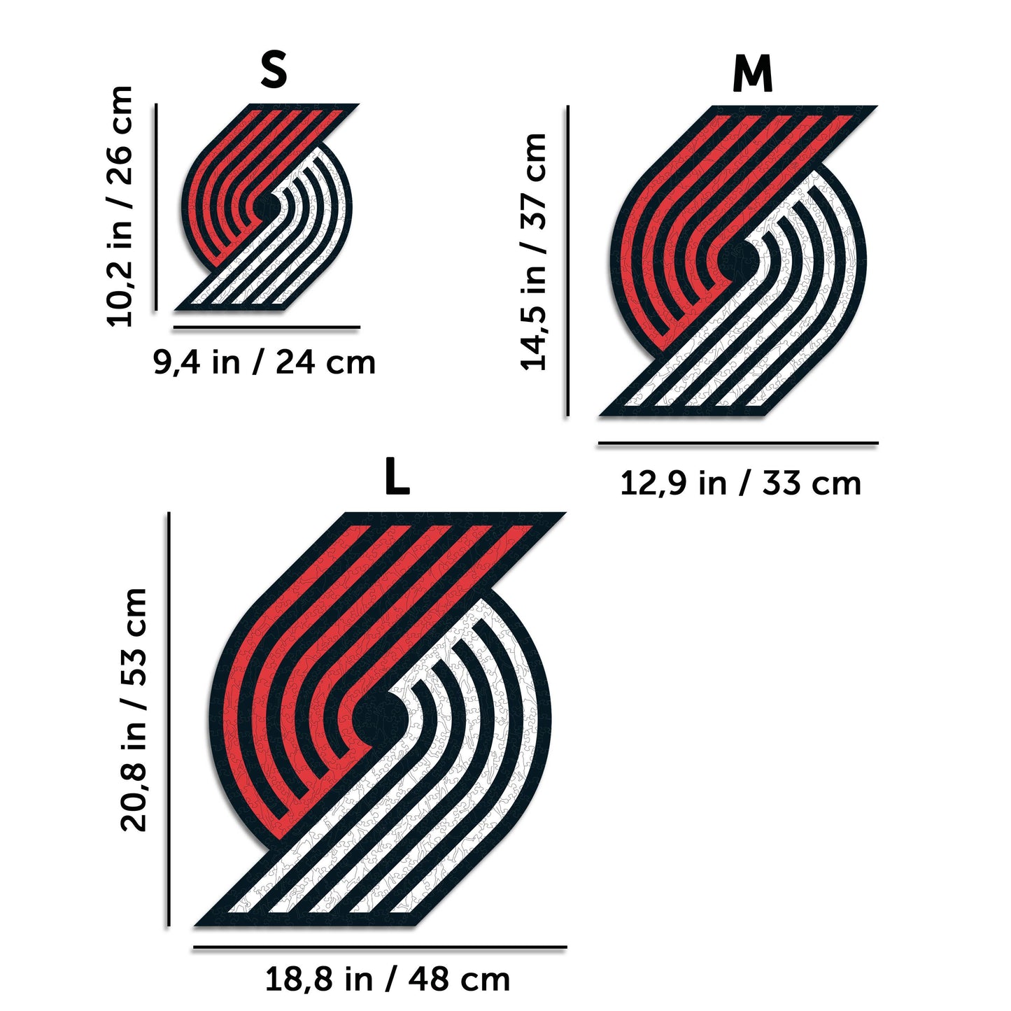 Portland Trail Blazers™ - Wooden Puzzle