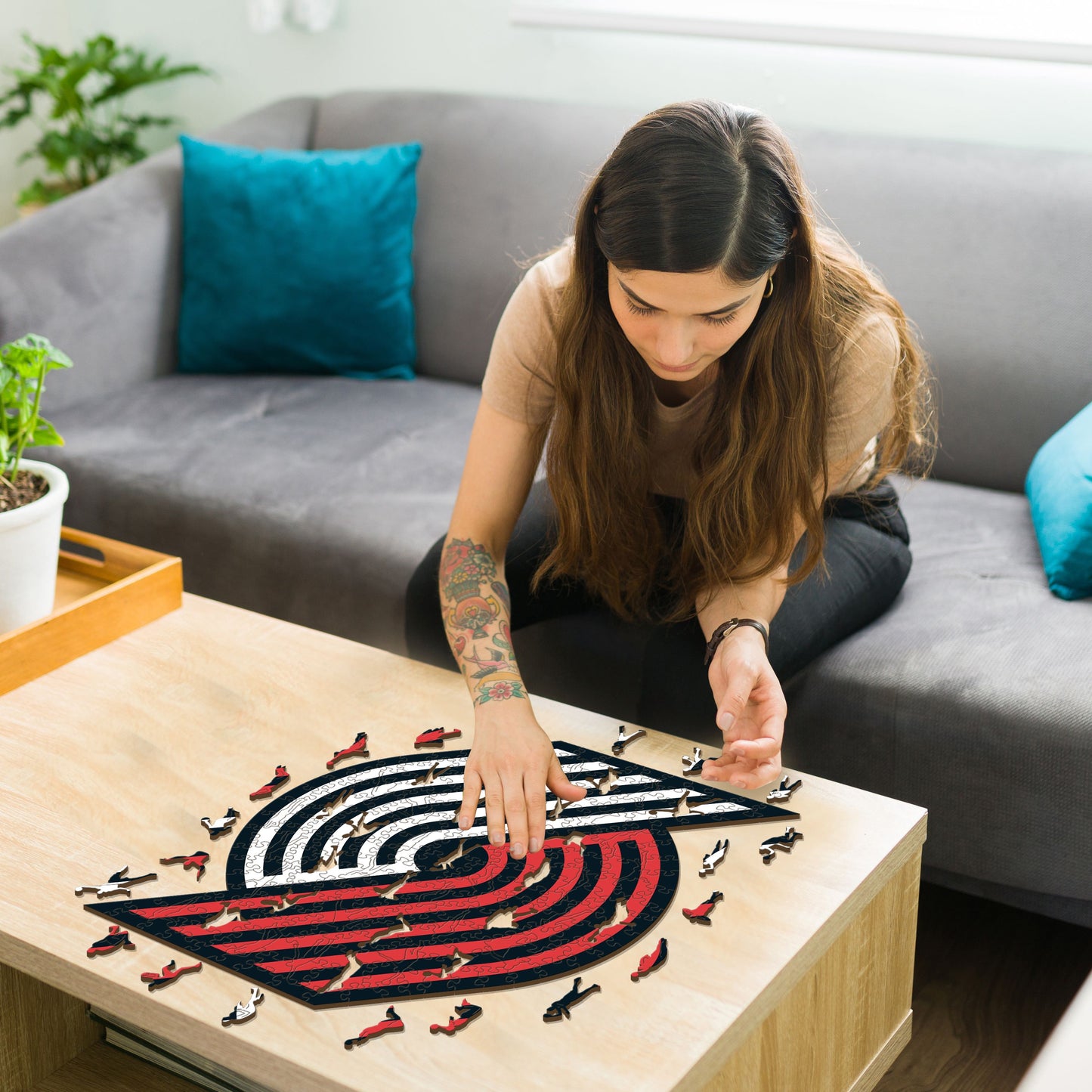 Portland Trail Blazers™ - Wooden Puzzle