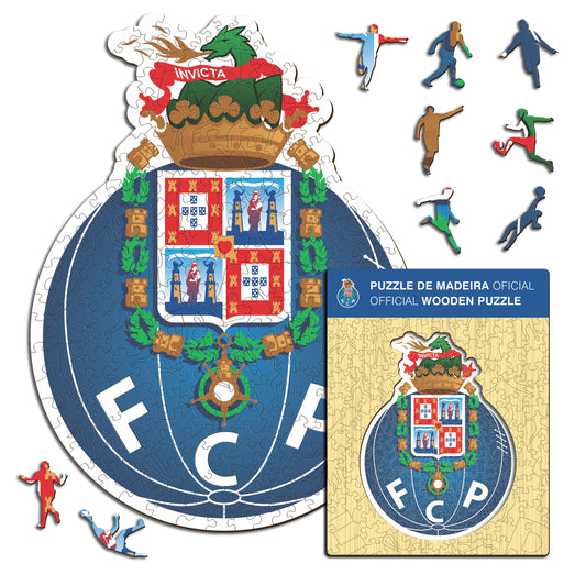 Logotipo do FC Porto® - Quebra-cabeça de madeira 