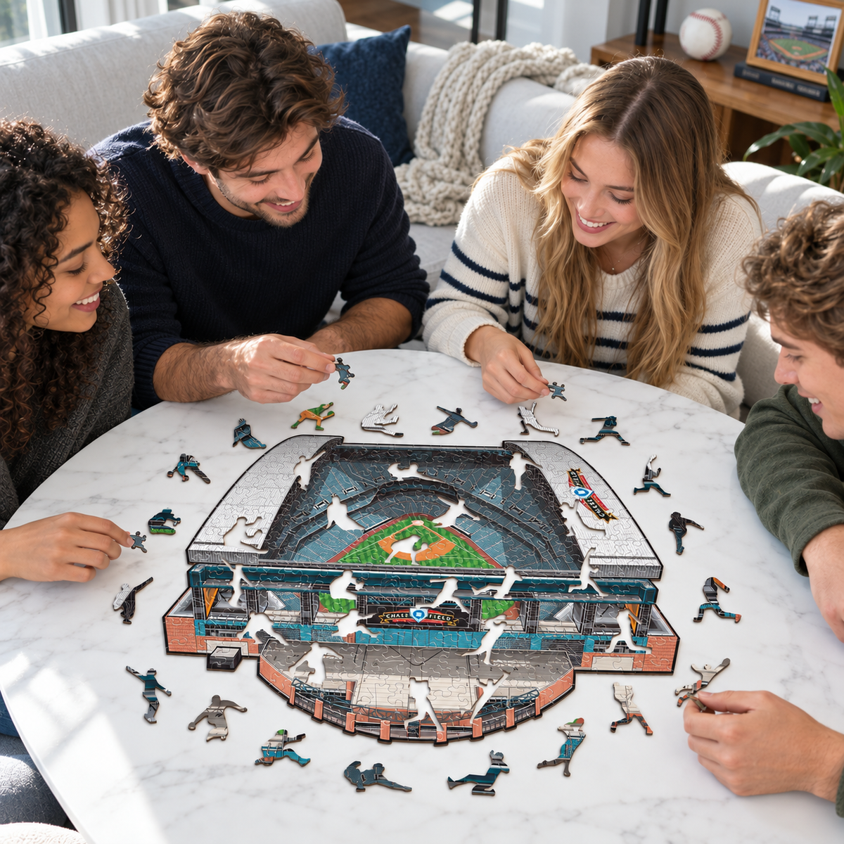 Arizona Diamondbacks™ Chase Field Wooden Puzzle