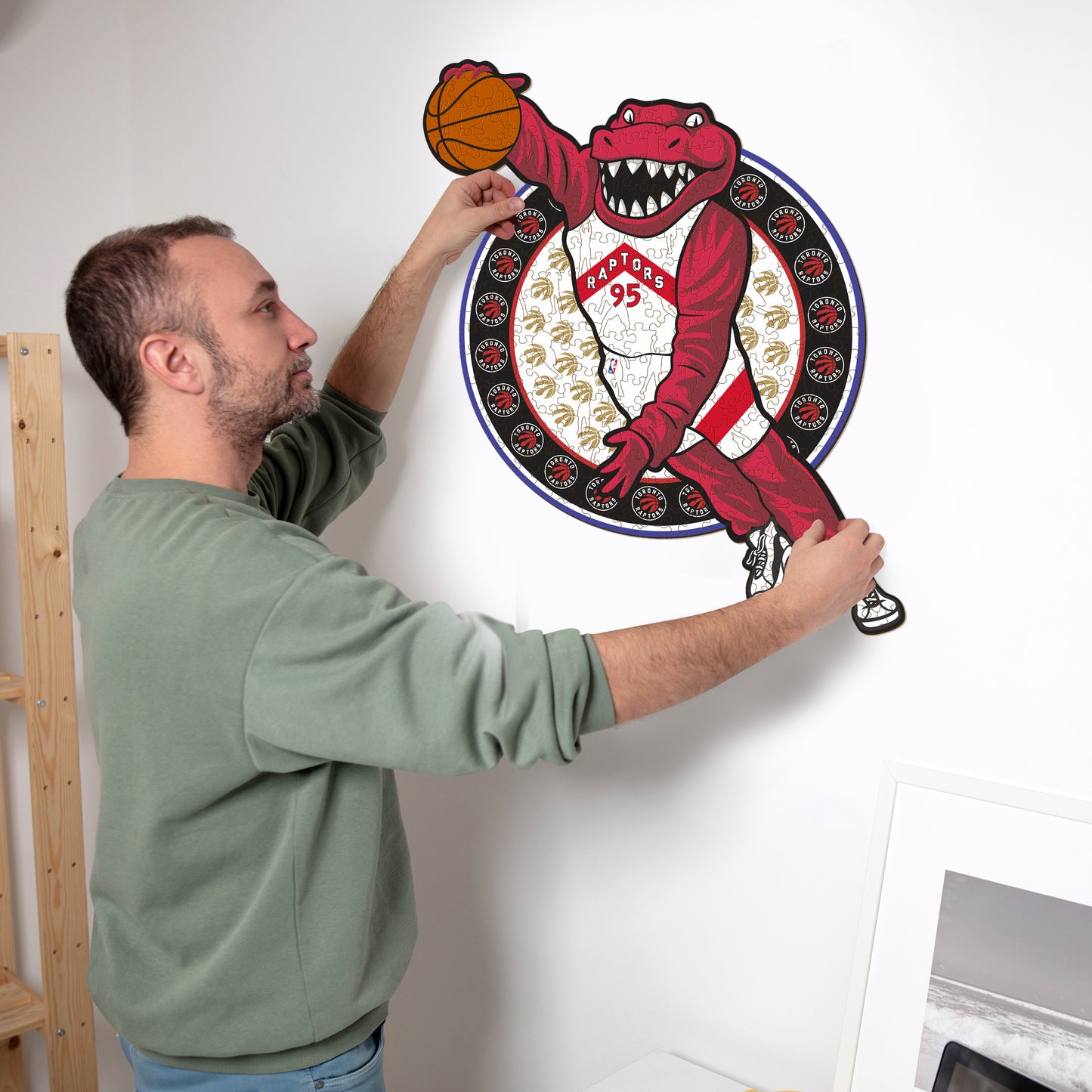 Toronto Raptors™ Mascot - Wooden Puzzle