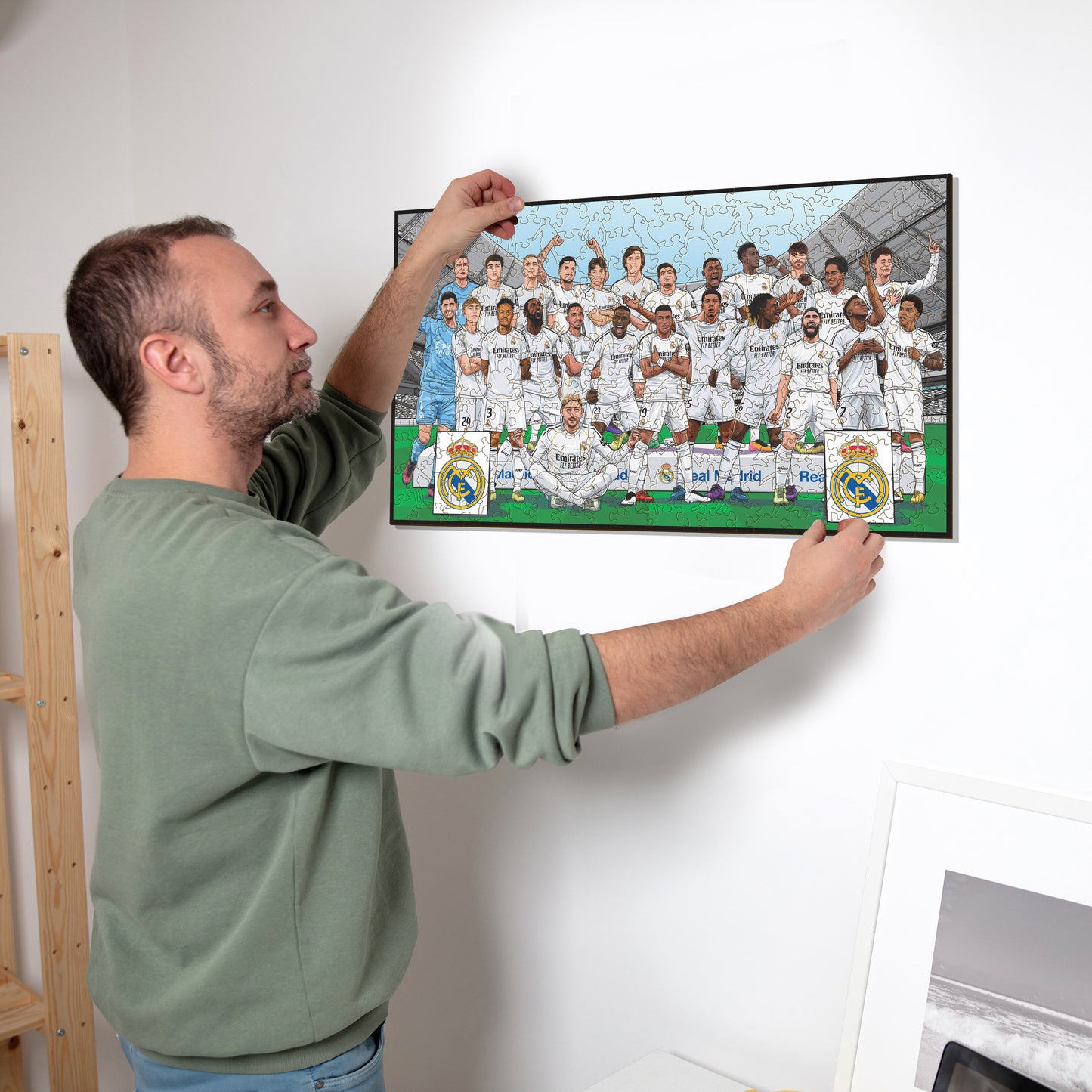 Real Madrid CF® 25/26 Team - Wooden Puzzle