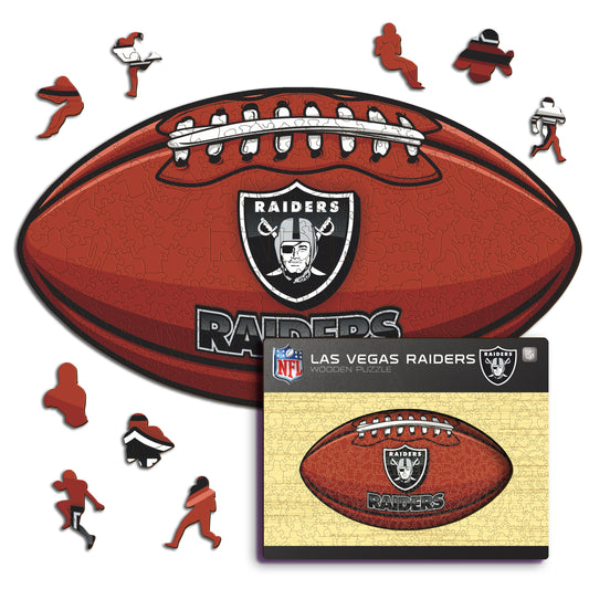 Las Vegas Raiders™ Futebol Americano - Quebra-cabeça de Madeira 