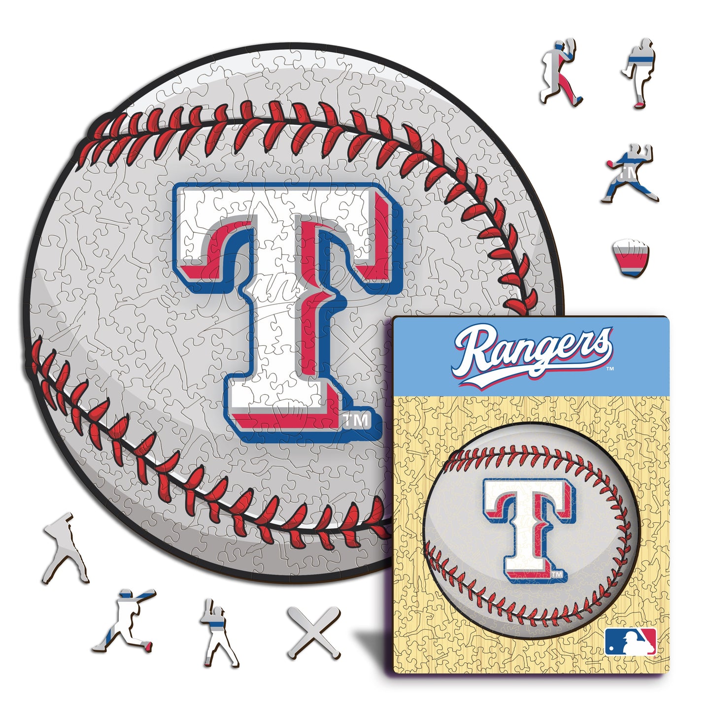 Texas Rangers™ - Wooden Puzzle