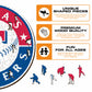 Texas Rangers™ - Quebra-cabeça de madeira 