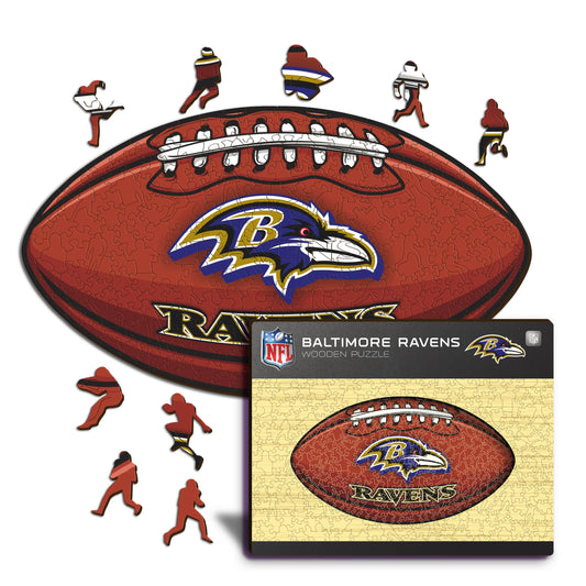 Baltimore Ravens™ Futebol Americano - Quebra-cabeça de Madeira 