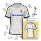 Camisa Real Madrid CF® - Quebra-cabeça de madeira 