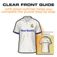 Camisa Real Madrid CF® - Quebra-cabeça de madeira 