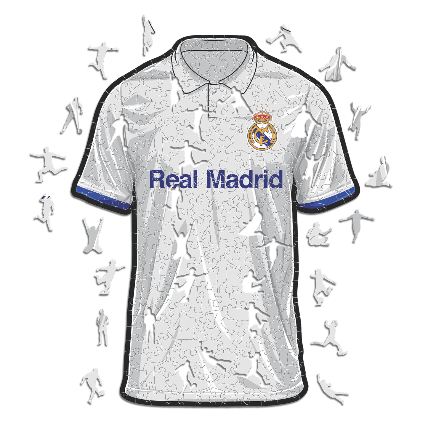 3 件裝皇家馬德里 CF® 標誌 + 球衣 + 5 名球員