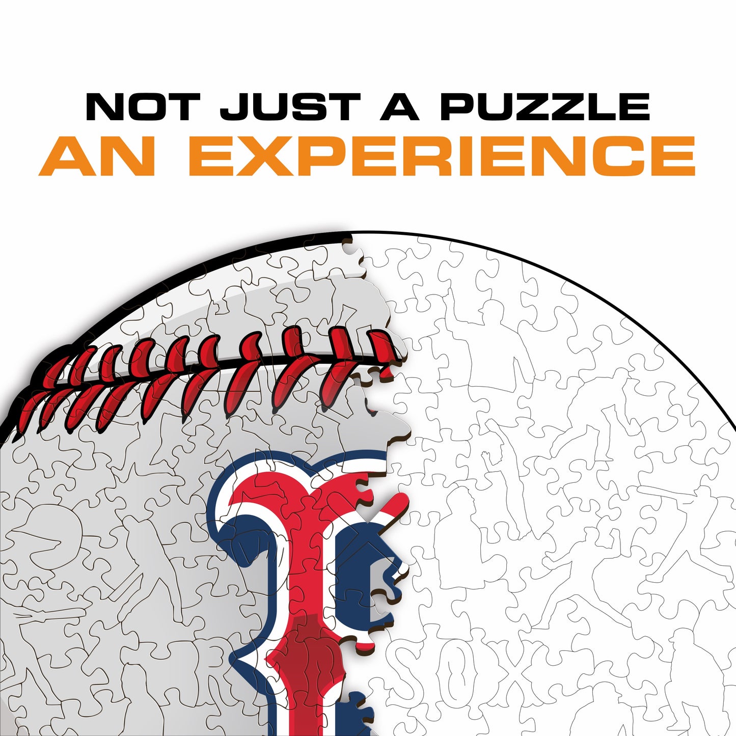 Boston Red Sox™ - Quebra-cabeça de madeira 