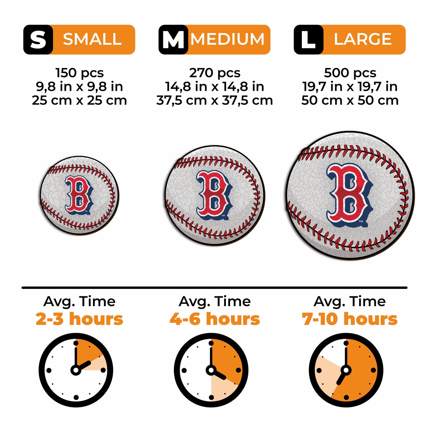Boston Red Sox™ - Quebra-cabeça de madeira 