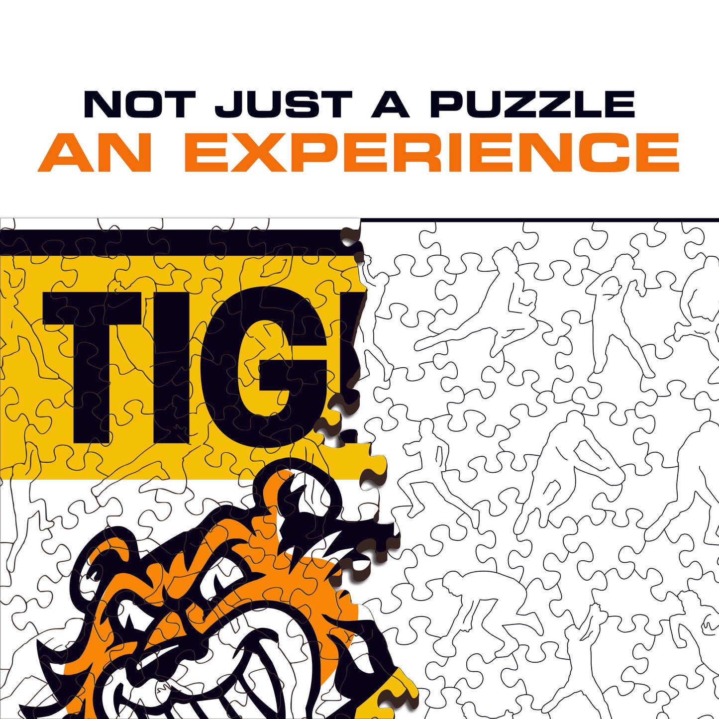 Richmond FC Retro Mascot - Wooden Puzzle