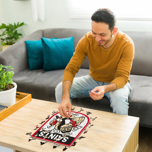 St Kilda FC Retro Mascot - Wooden Puzzle