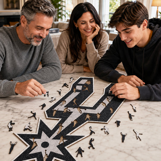 San Antonio Spurs™ - quebra-cabeça de madeira