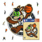 San Antonio Spurs™ Mascot - Wooden Puzzle