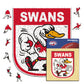 Sydney Swans Retro Mascot - Wooden Puzzle