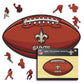 New Orleans Saints™ Futebol Americano - Quebra-cabeça de Madeira 