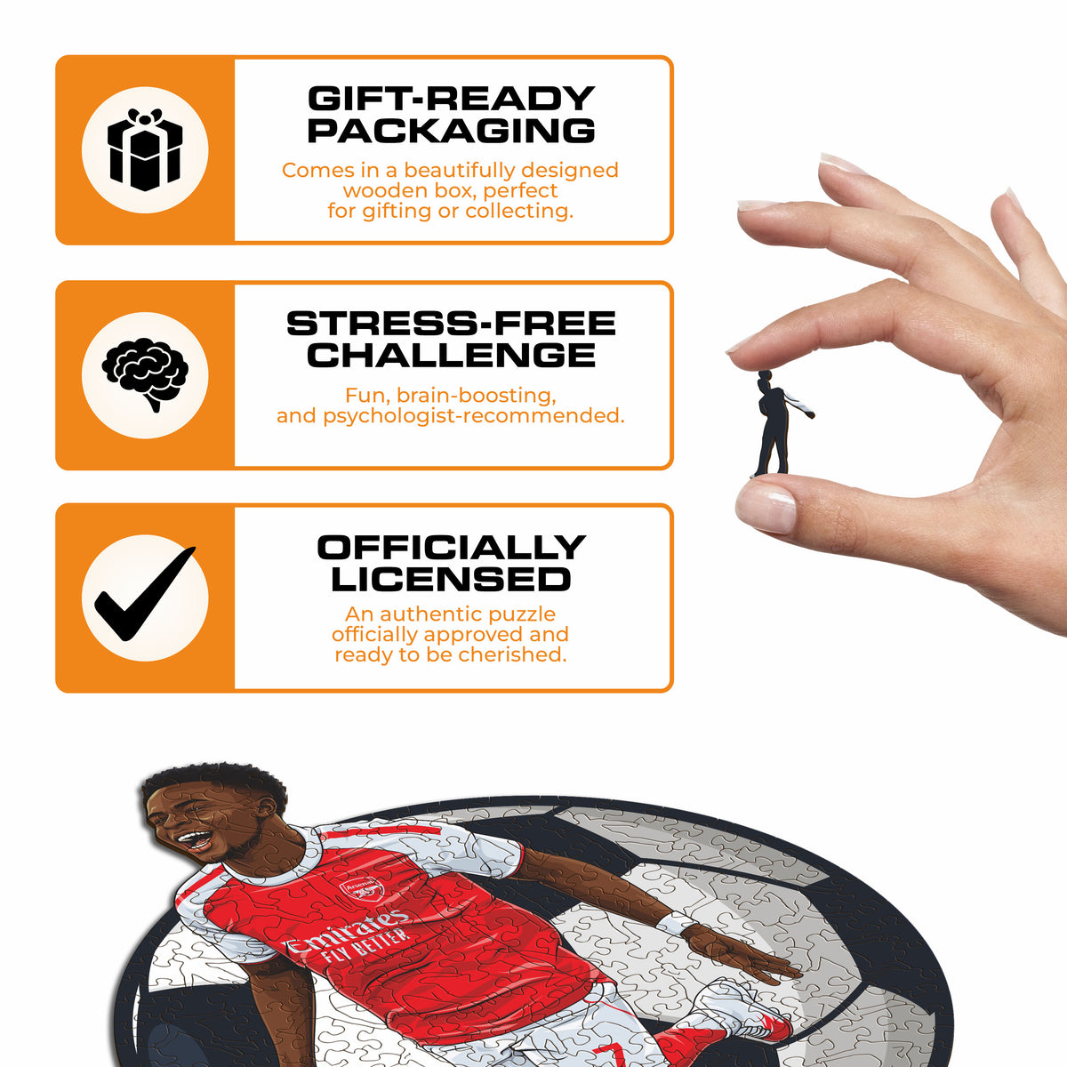 Bukayo Saka Wooden Puzzle