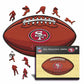 San Francisco 49ers™ Futebol Americano - Quebra-cabeça de Madeira 