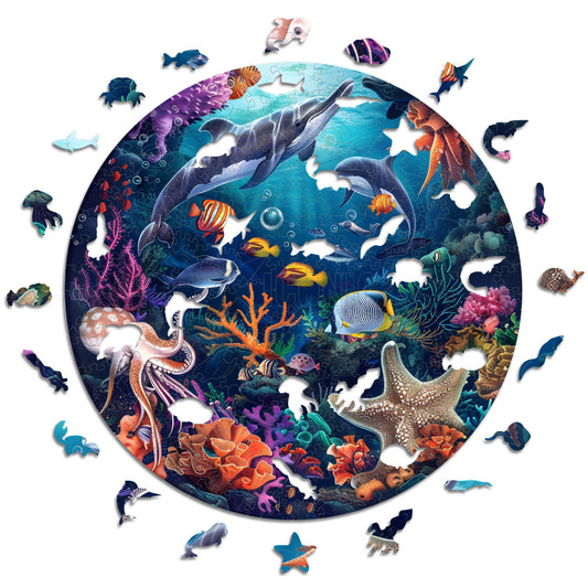 Sea Animals - Wooden Puzzle