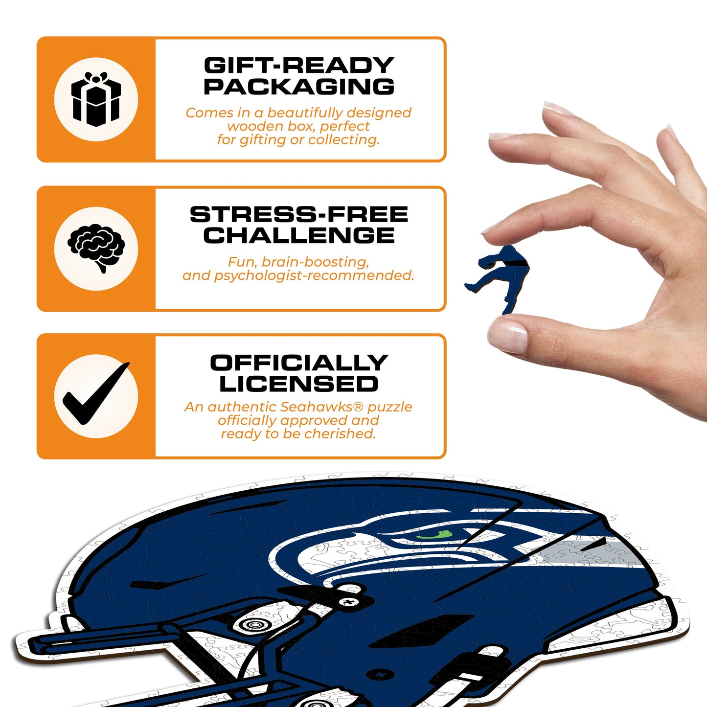 2 PACK Seattle Seahawks™ Football - Helmet