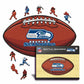 Seattle Seahawks™ Futebol Americano - Quebra-cabeça de Madeira 
