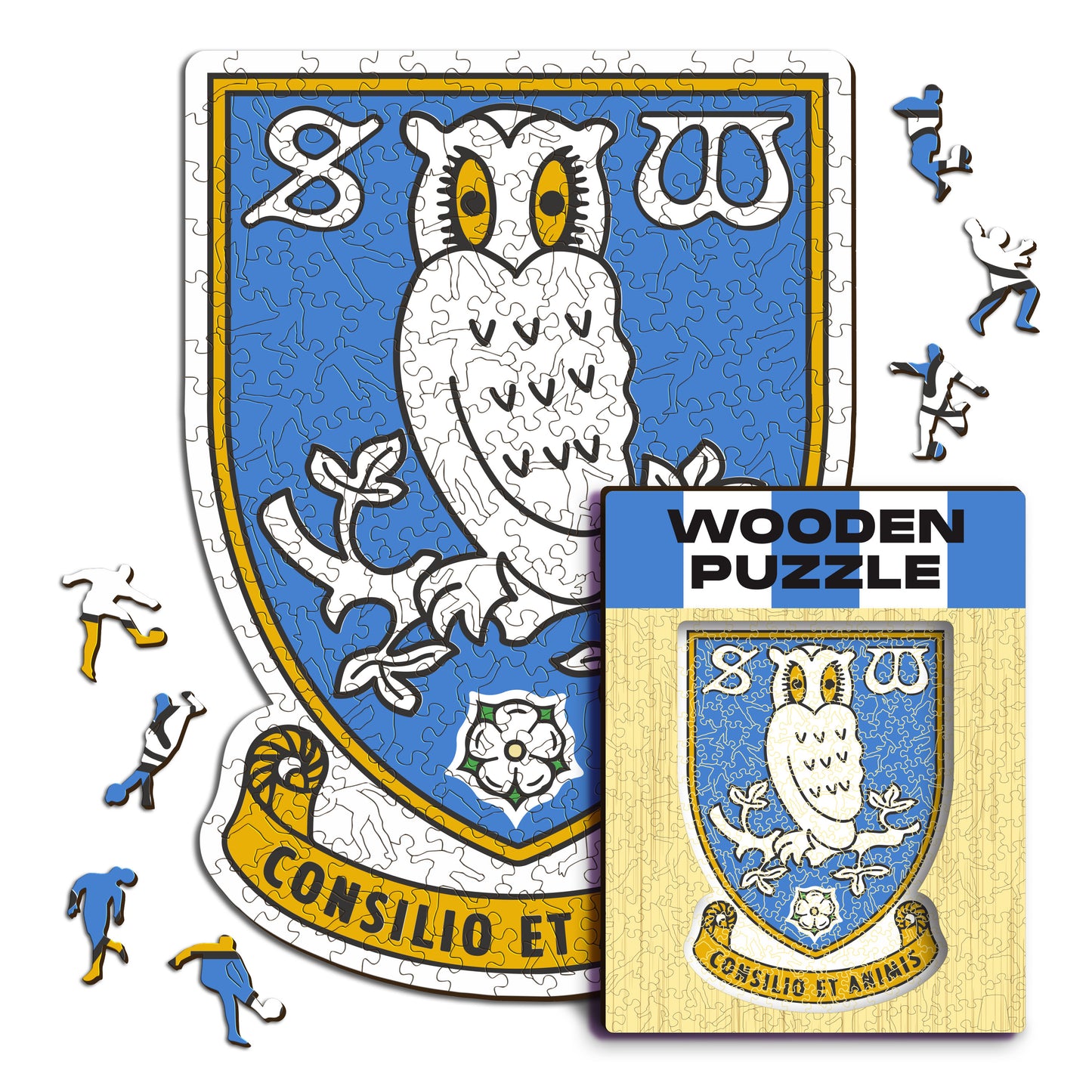 Sheffield Wednesday FC® Logo - Wooden Puzzle