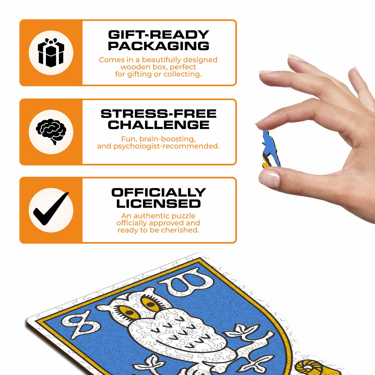 Sheffield Wednesday FC® Logo - Wooden Puzzle