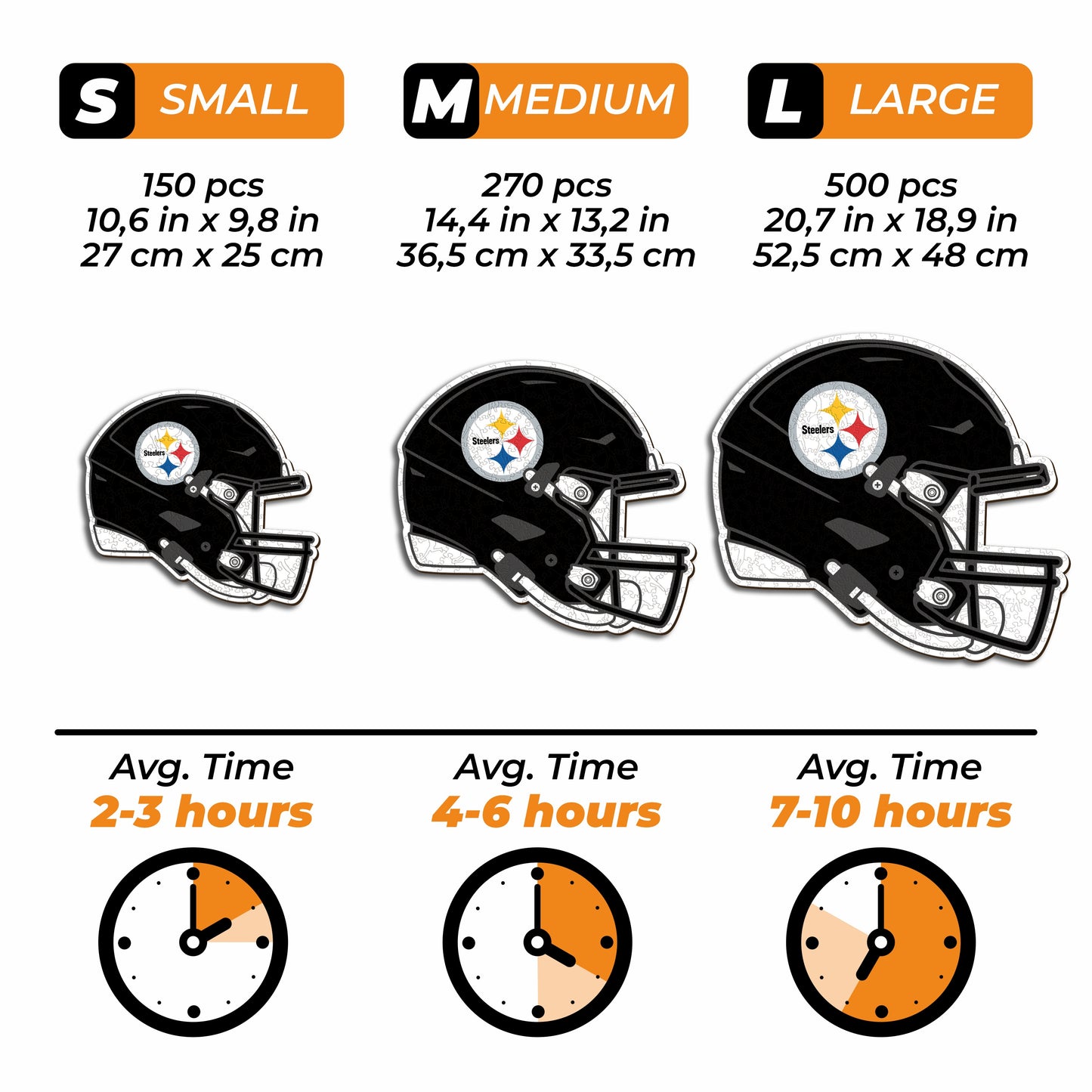 2 PACK Pittsburgh Steelers™ Football - Helmet