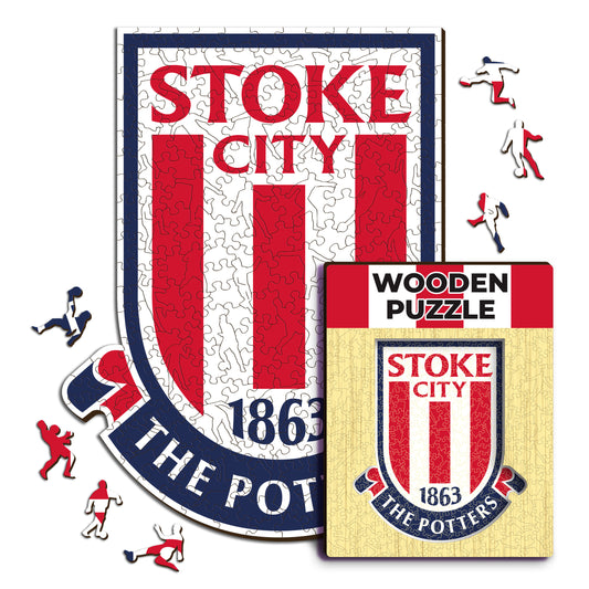 Stoke City FC® Logo - Wooden Puzzle