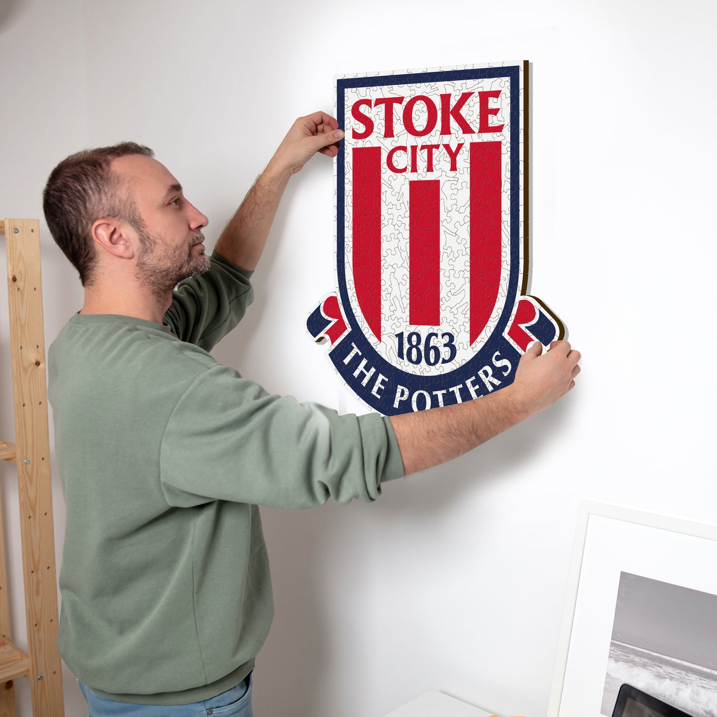 Stoke City FC® Logo - Wooden Puzzle