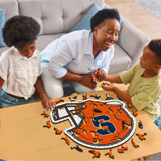 Universidade de Syracuse - Quebra-cabeça de madeira 