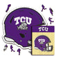 Texas Christian University Helmet - Wooden Puzzle
