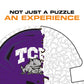 Texas Christian University Helmet - Wooden Puzzle