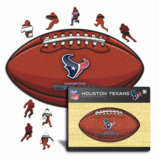 Houston Texans™ Futebol Americano - Quebra-cabeça de Madeira 