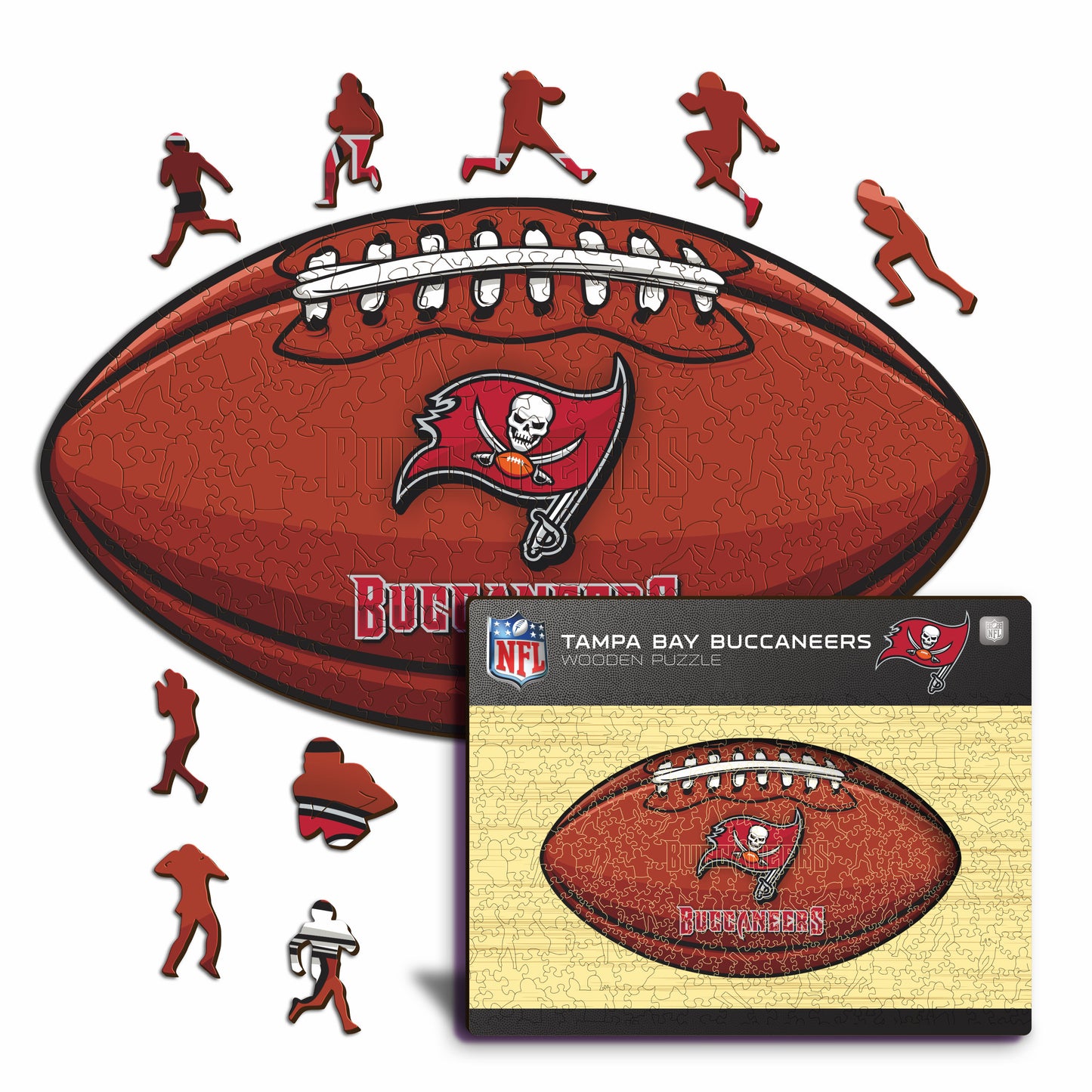 Tampa Bay Buccaneers™ Futebol Americano - Quebra-cabeça de Madeira 