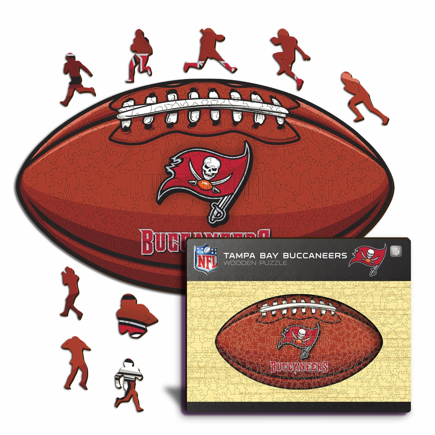 Tampa Bay Buccaneers™ Football - Wooden Puzzle