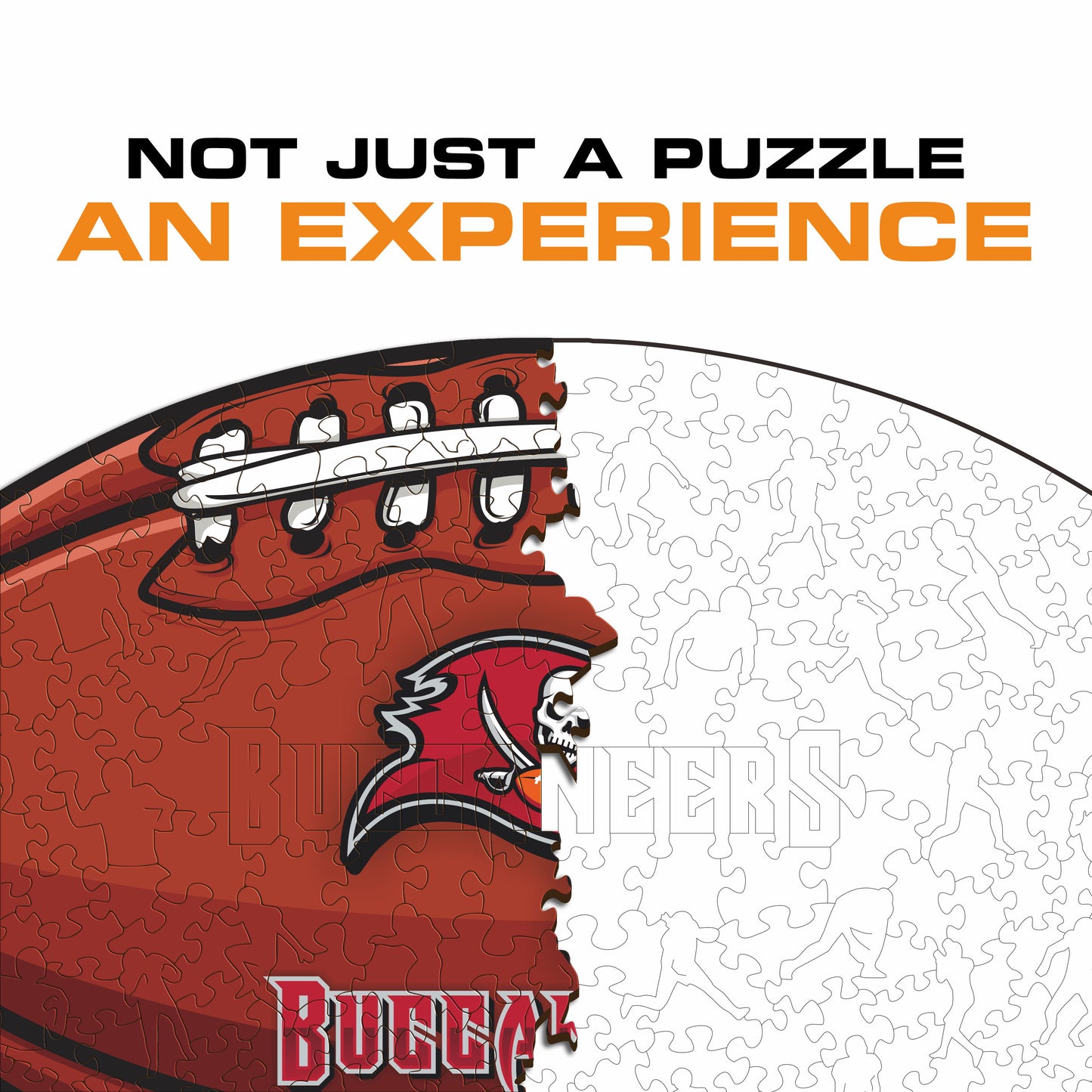 Tampa Bay Buccaneers™ Futebol Americano - Quebra-cabeça de Madeira 