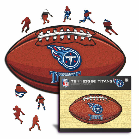 Tennessee Titans™ Football - Wooden Puzzle