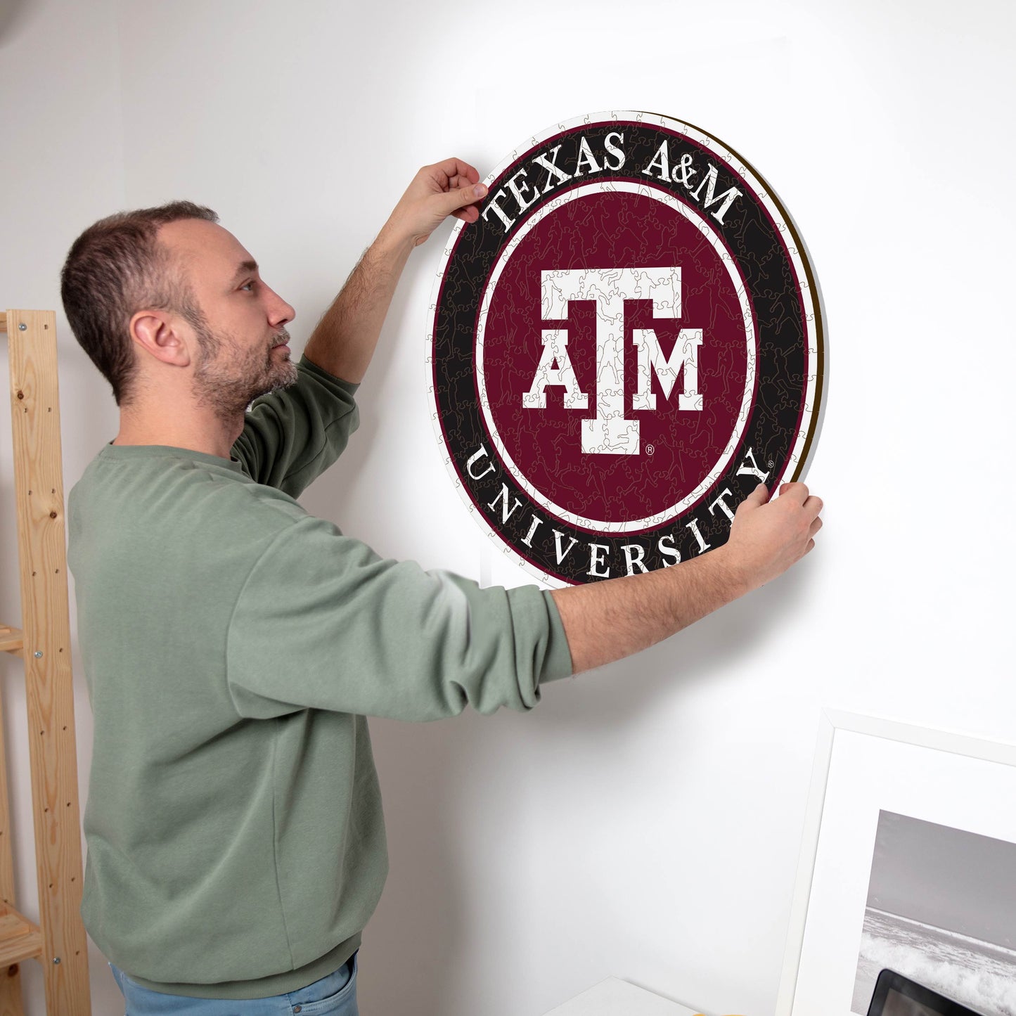 Texas A&M University - Wooden Puzzle