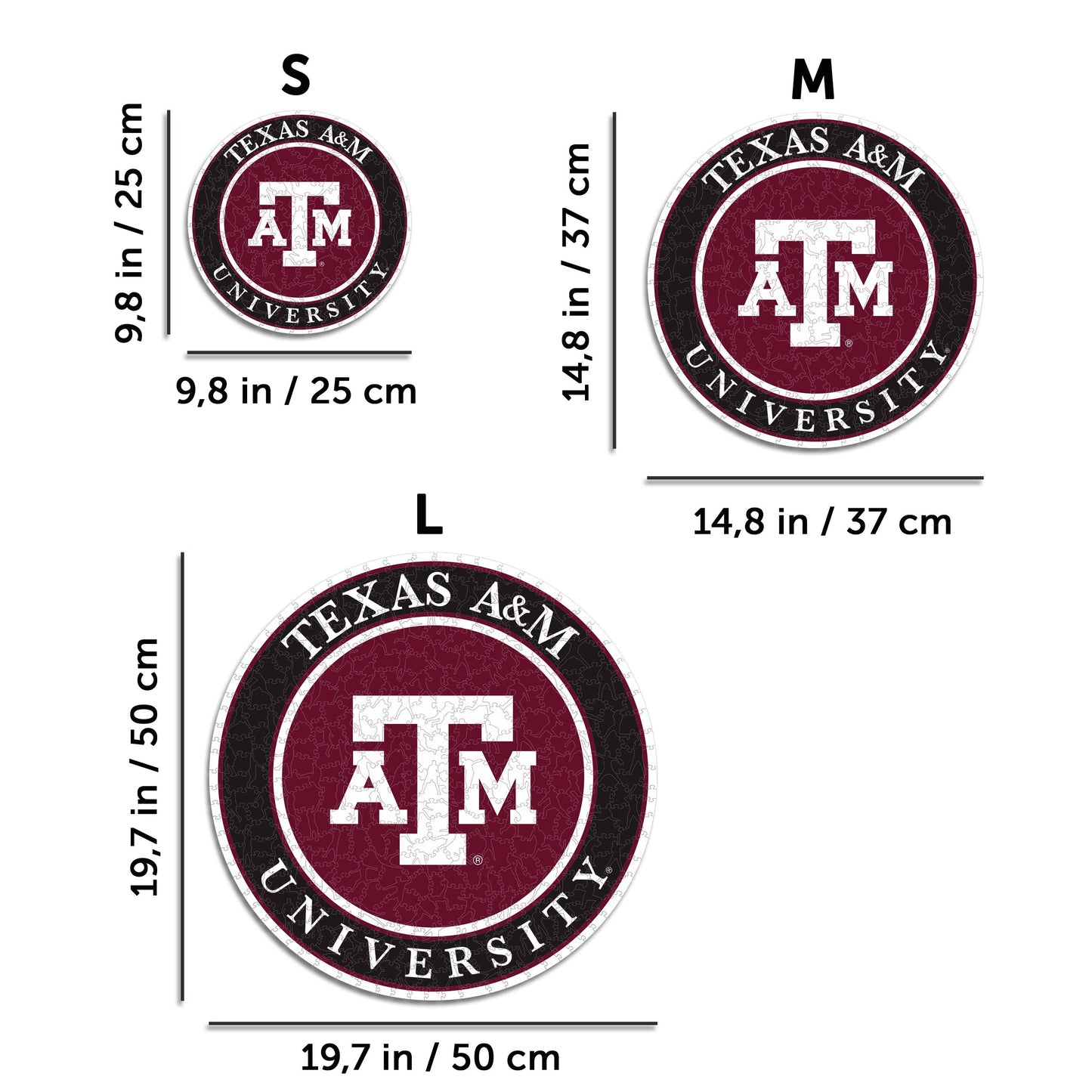 Texas A&M University - Wooden Puzzle